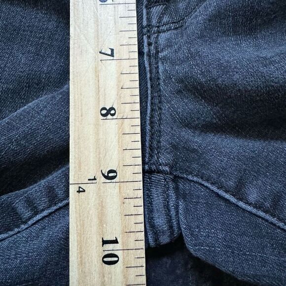 Good Threads Women's Whiskering Frayed Hem Jeans Black Size Large / 30 - Picture 10 of 14